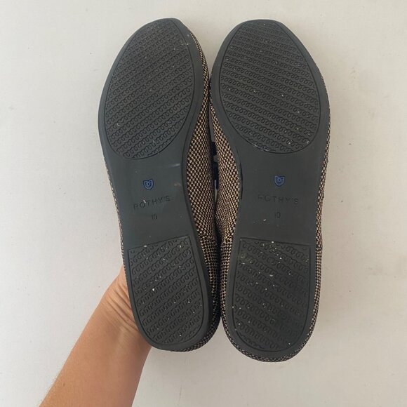 Rothy's Double Buckle Mary Jane Shoes Bronzite - Picture 7 of 9